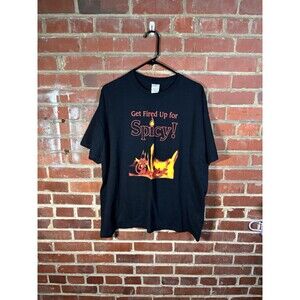 Vintage Y2K Chickfila Shirt Get Fired Up For Spicy! Promo Rare Unique Adult XL